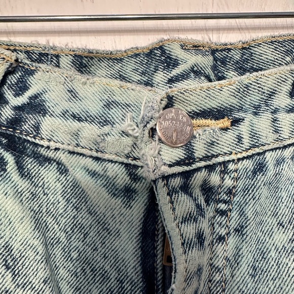 Vintage 80s 90s Code Bleu Acid Wash Jeans Women’s High Rise Straight 14 - Picture 14 of 16